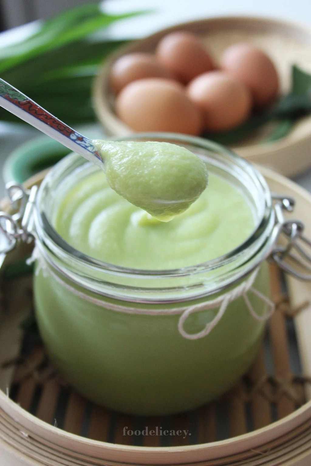 Homemade Nonya Pandan Kaya (Coconut Jam) Foodelicacy