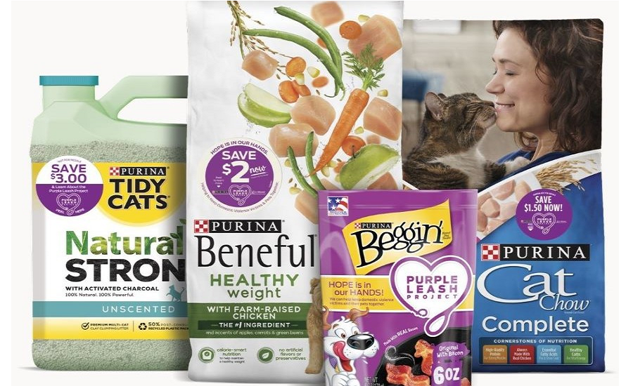 Purina debuts packaging to support domestic abuse survivors and their