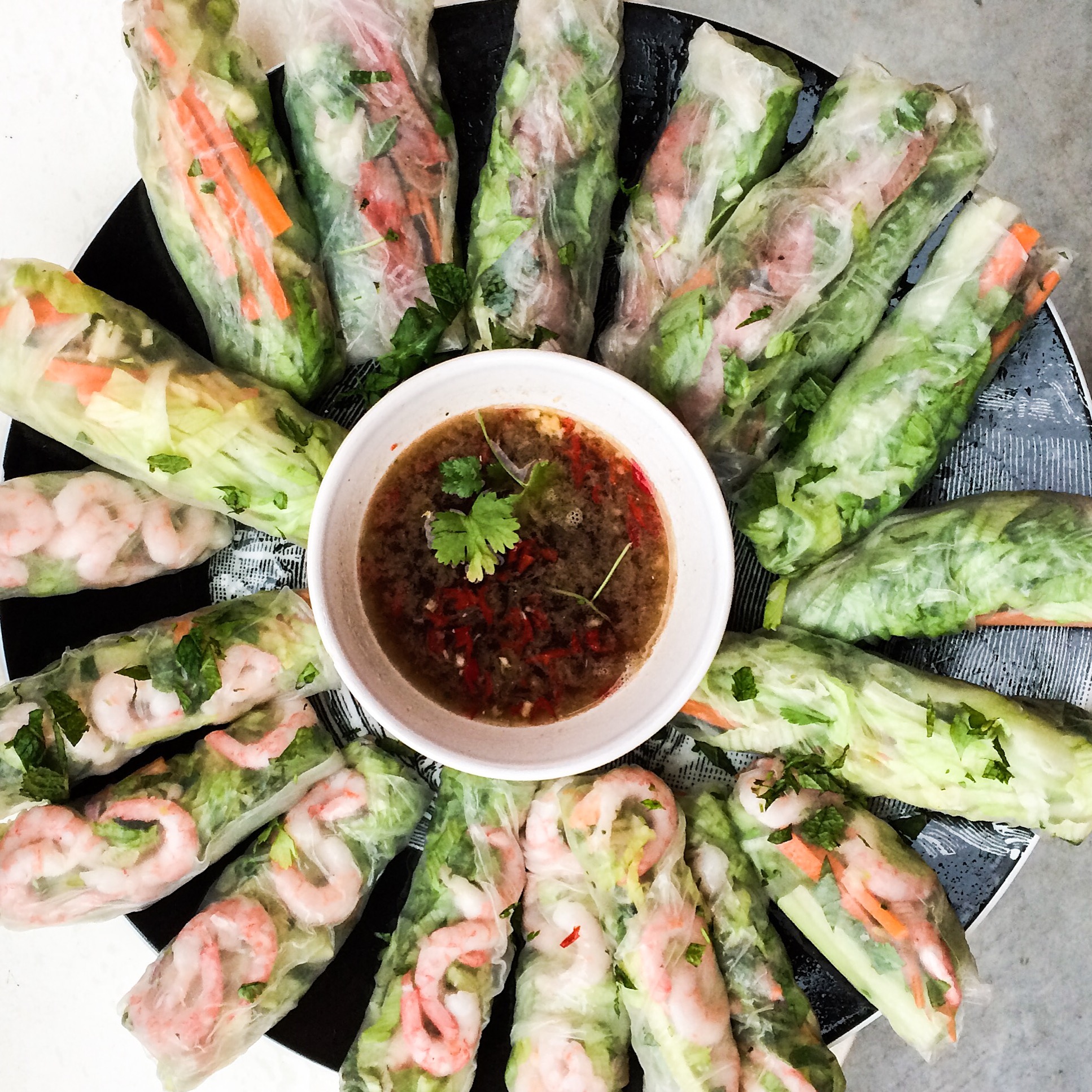 Vietnamesiska Vårrullar | Foodfolder - Vin, Matglädje Och Inspiration!