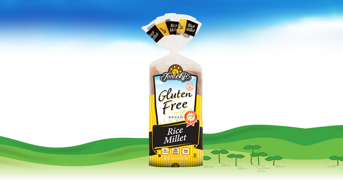 Gluten Free Rice Millet Bread Food For Life Healthy Bread