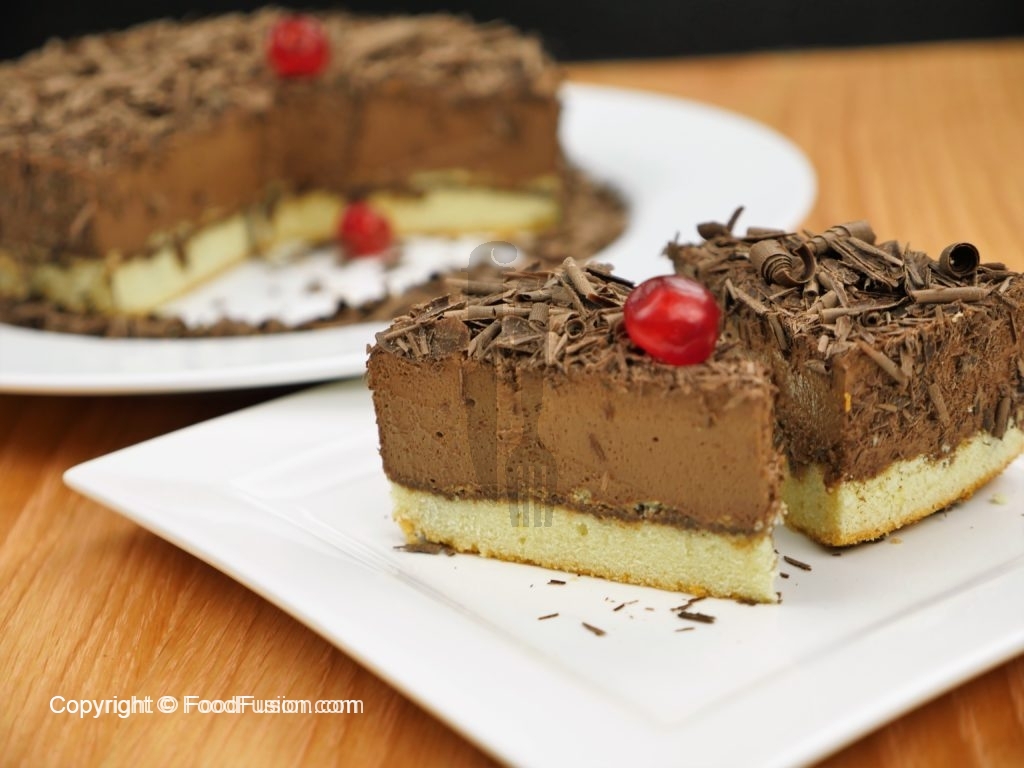 Chocolate Mousse Cake Food Fusion