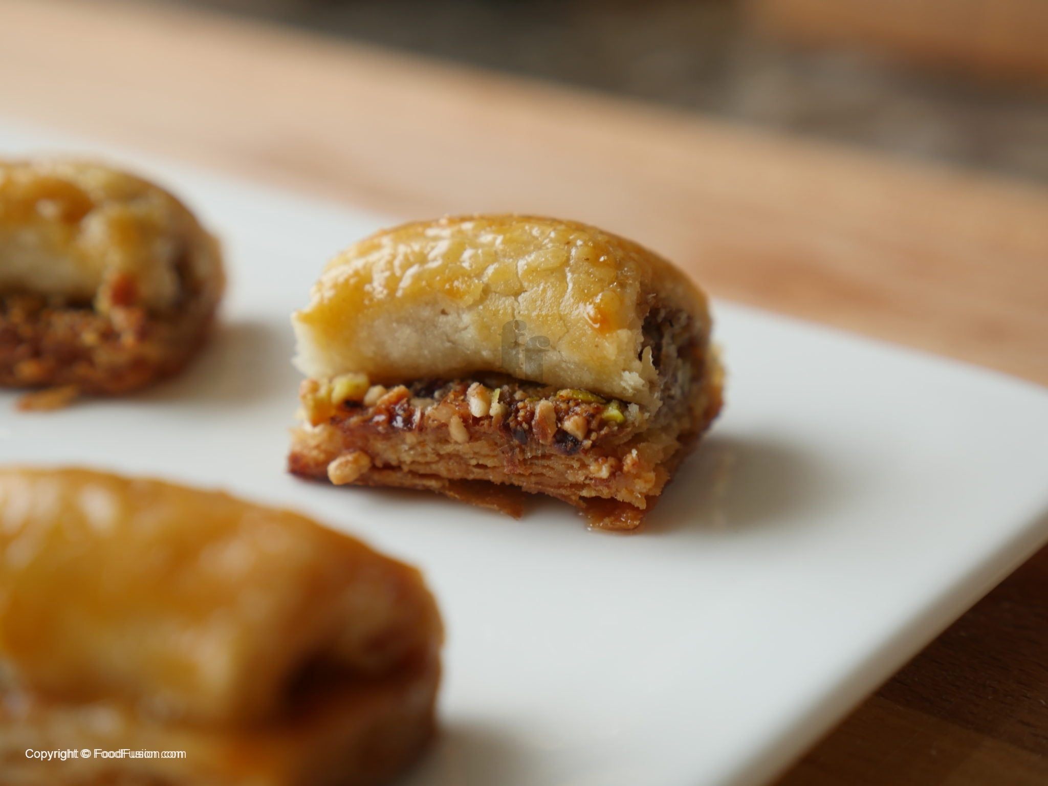 Baklava With Puff Pastry Food Fusion