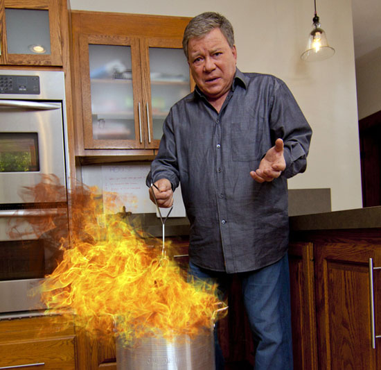 William Statner Warns Us of The Dangers of Deep Frying a Turkey