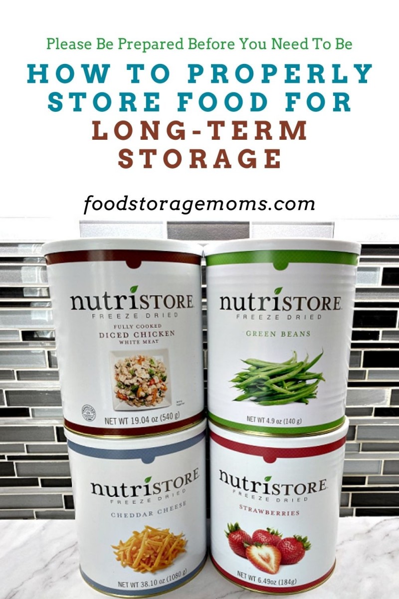 How to Properly Store Food for LongTerm Storage Food Storage Moms