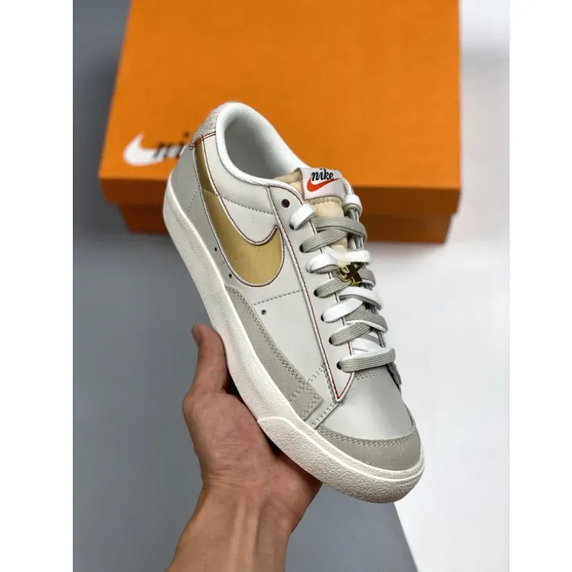 Nike Blazer Low 77 Smoke Grey DH4370002 nike blazers grey swoosh