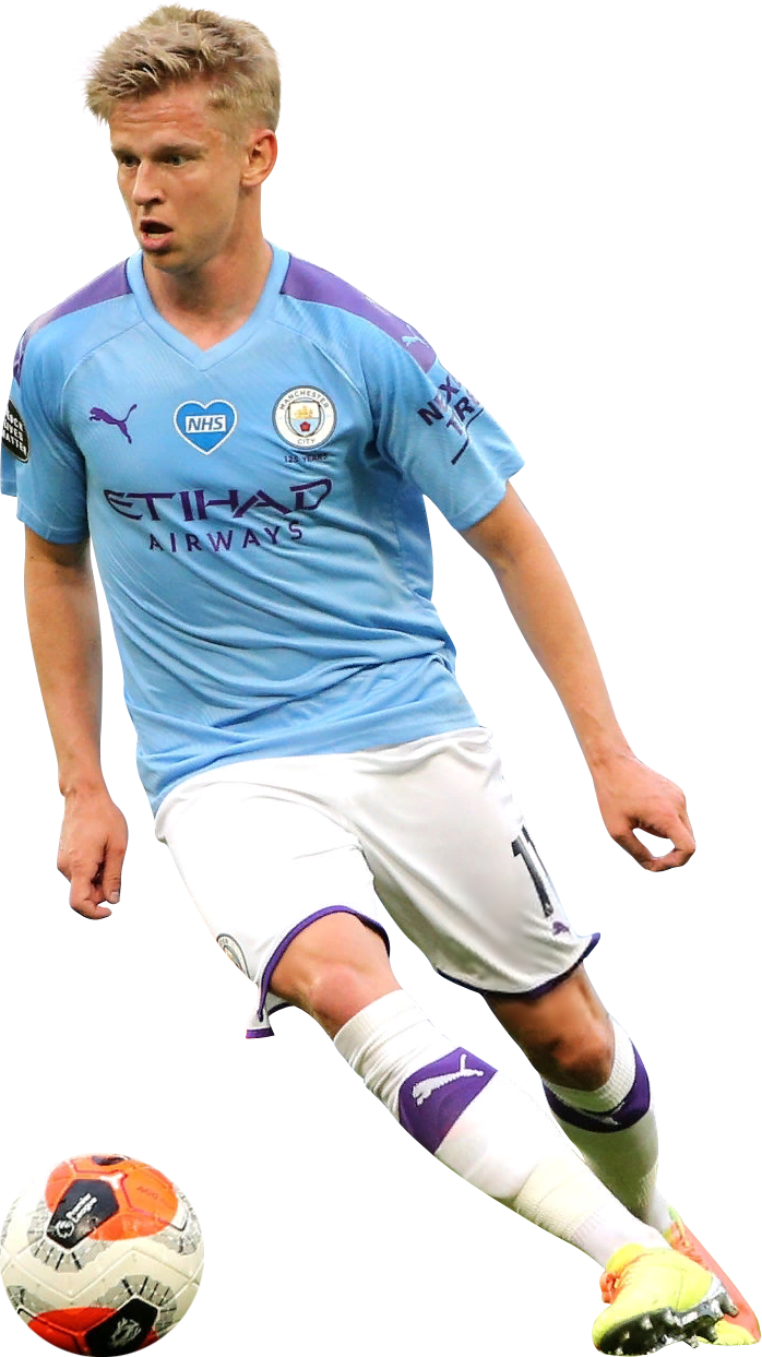 Oleksandr Zinchenko Manchester City football render FootyRenders