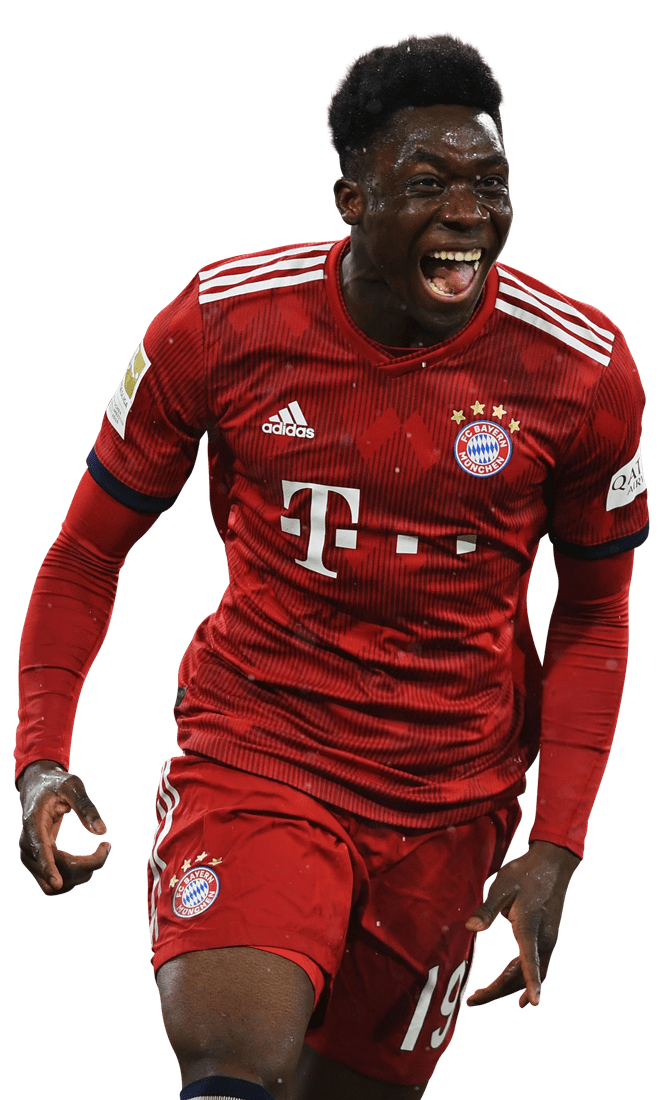 Alphonso Davies football render 52577 FootyRenders