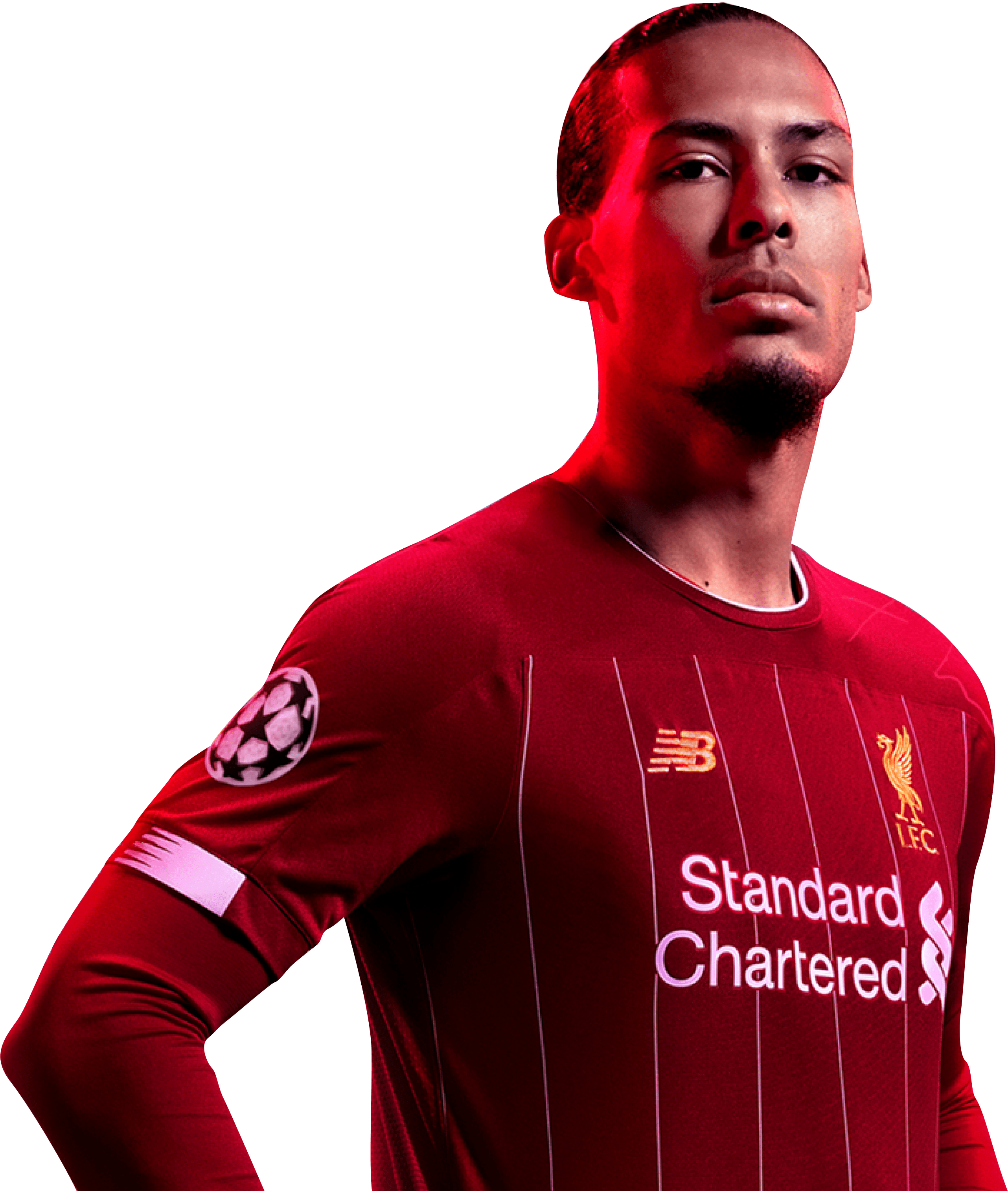Virgil van Dijk Liverpool football render FootyRenders
