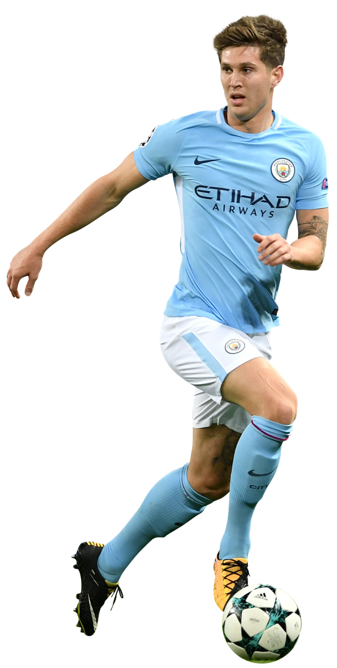John Stones Manchester City football render FootyRenders