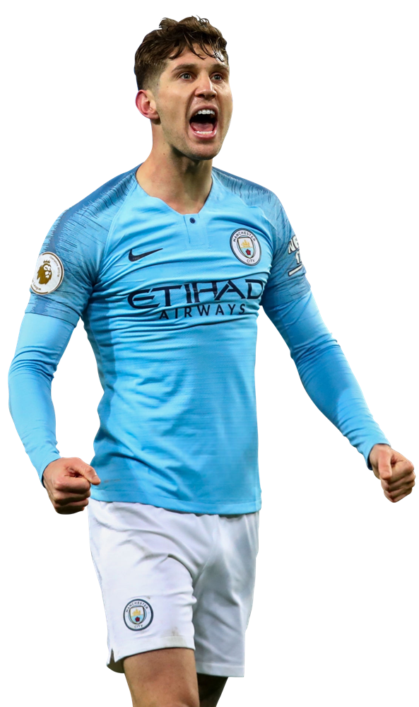 John Stones Manchester City football render FootyRenders