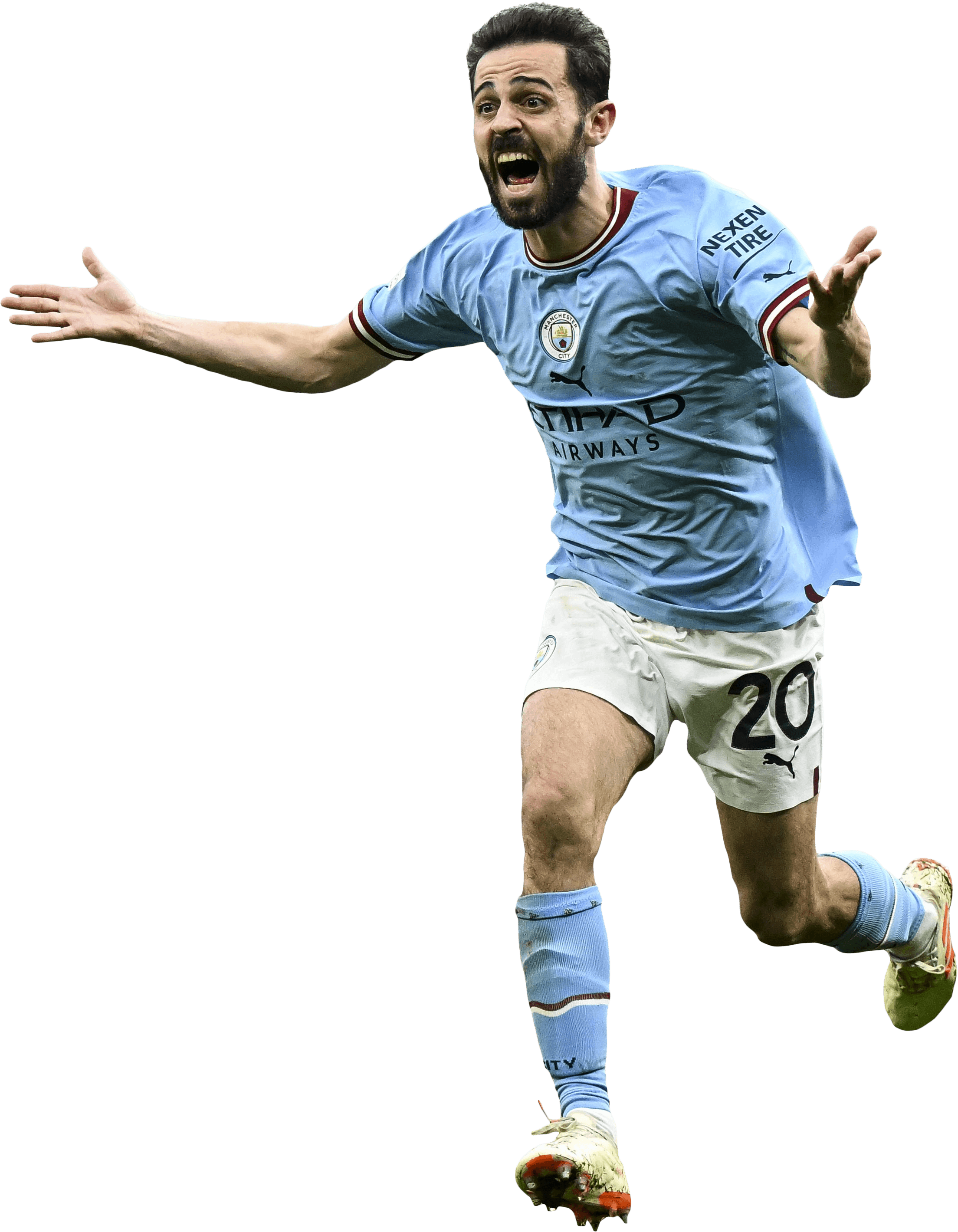 Bernardo Silva Manchester City football render FootyRenders