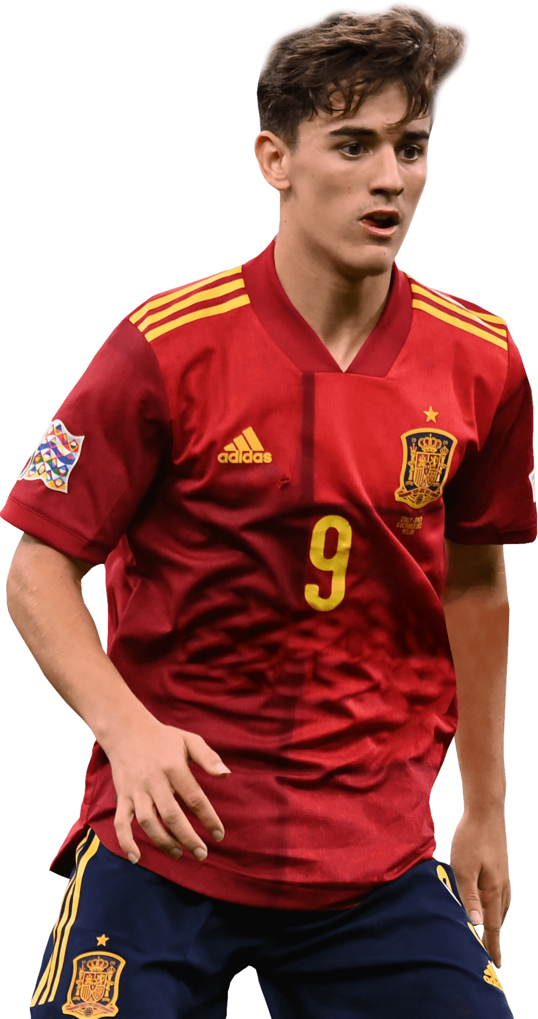 Gavi Spain football render FootyRenders