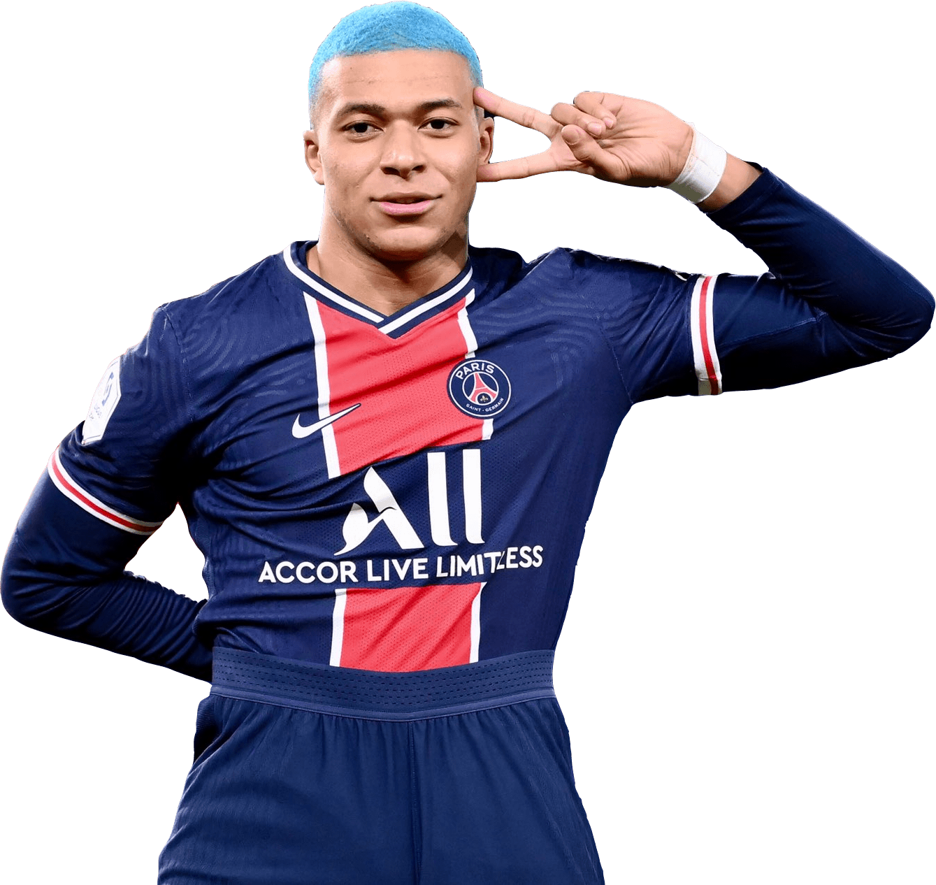 Kylian Mbappé football render 74717 FootyRenders