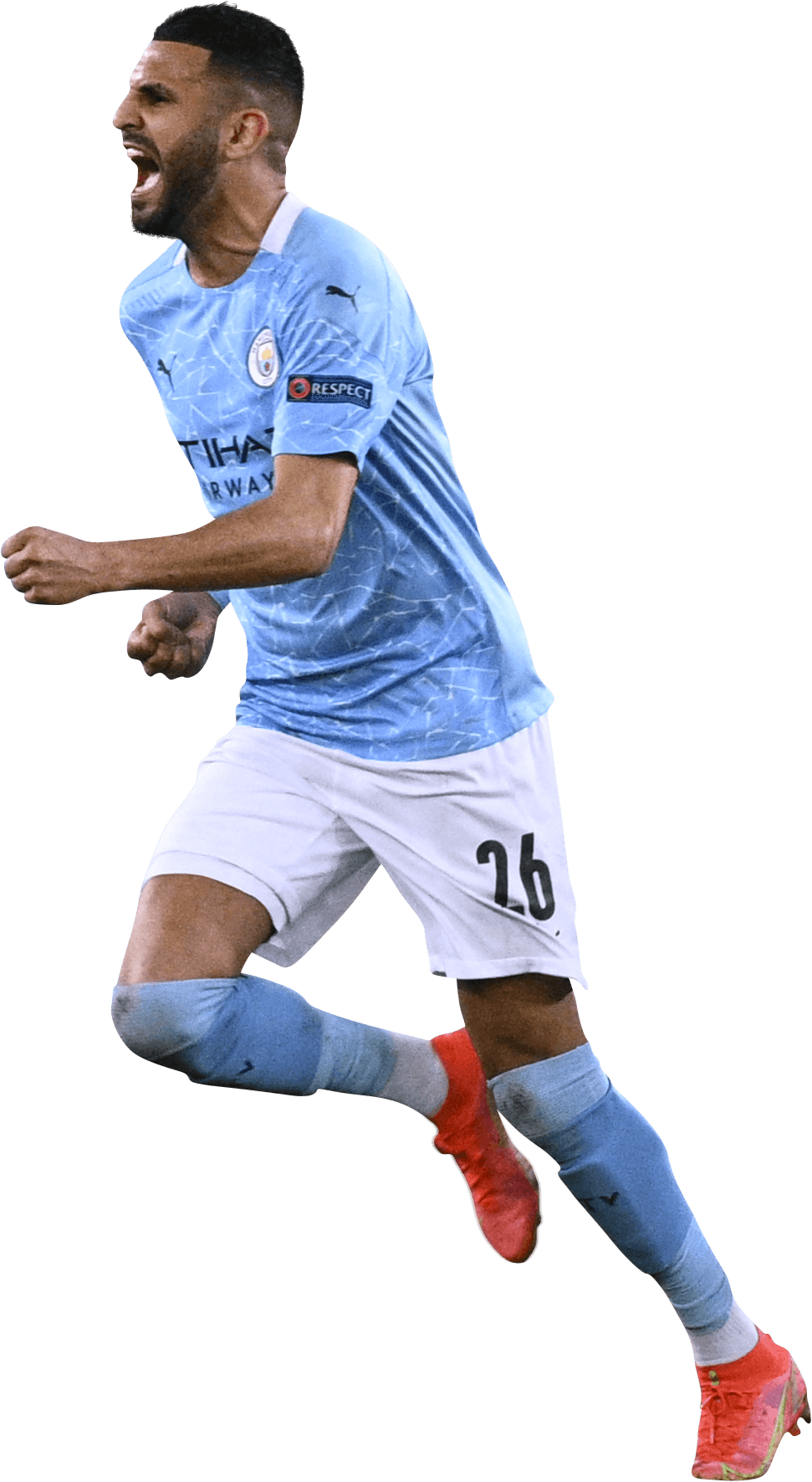 Riyad Mahrez football render 79370 FootyRenders