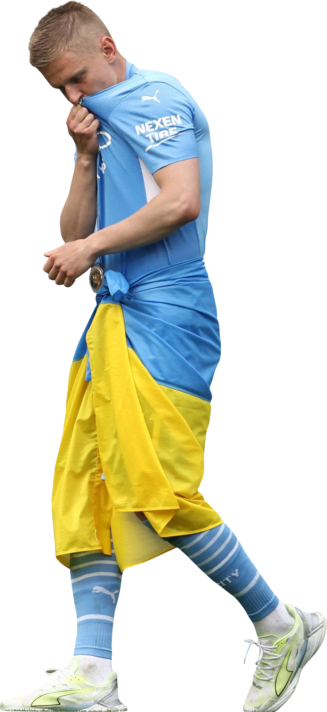 Oleksandr Zinchenko Manchester City football render FootyRenders