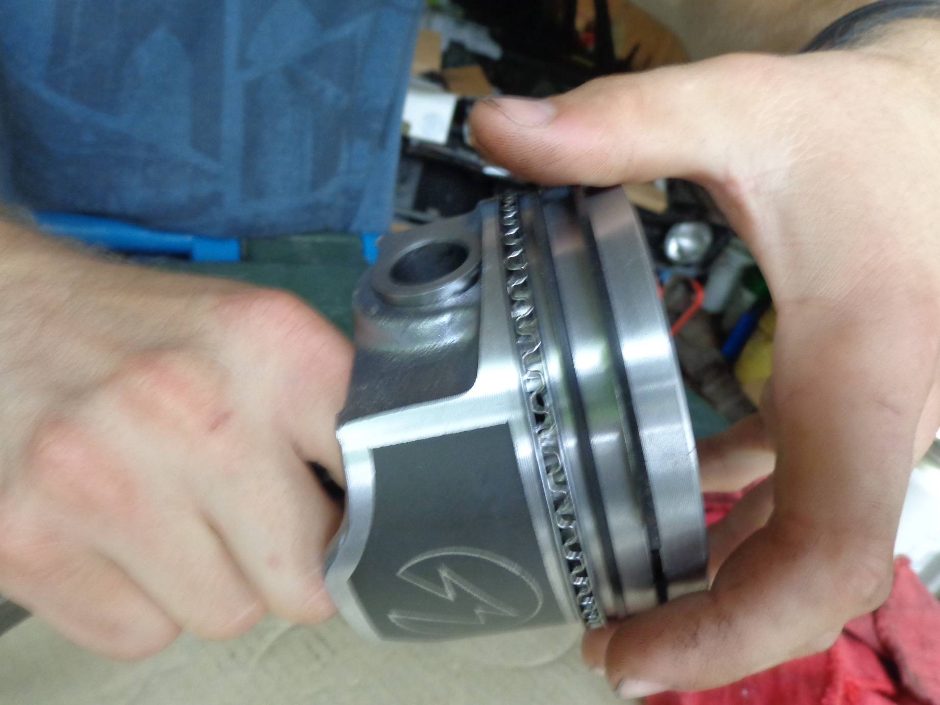 How to Rebuild a Small Block Part 7 Install Pistons in Block For A