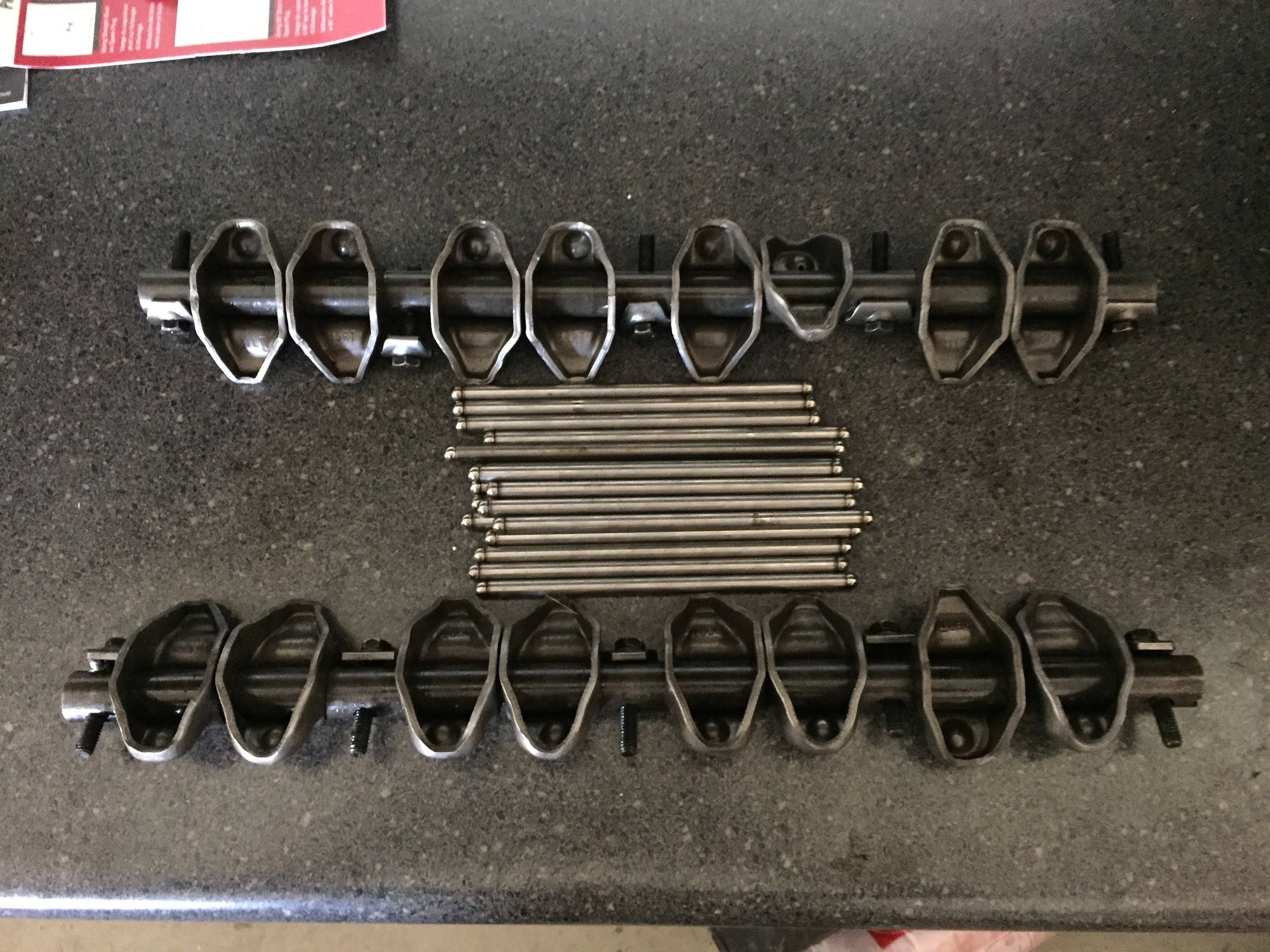 [SOLD] SB stamped rockers, shafts, hardware & pushrods For A Bodies Only Mopar Forum
