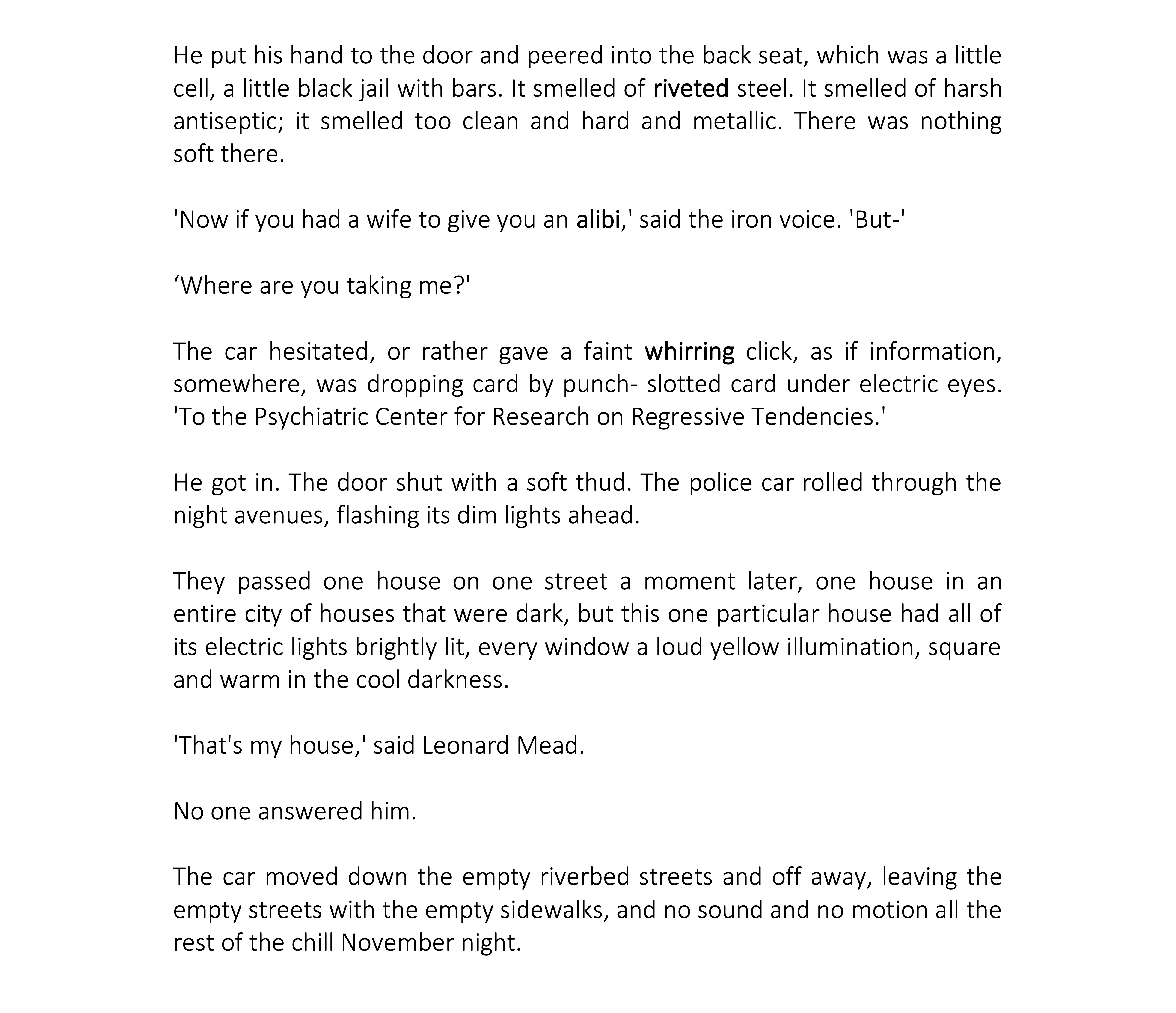 Grade 9 English Short Story "The Pedestrian" by Ray Bradbury Grade 9