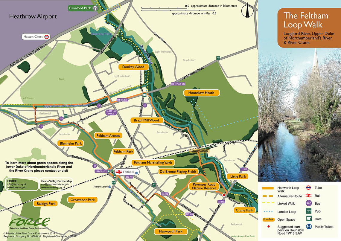 The Feltham Loop Walk Friends of the River Crane Environment