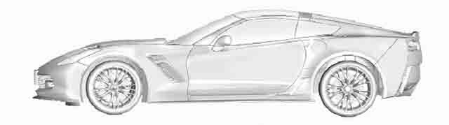 C7 Chevrolet Corvette sketches leaked ahead of debut