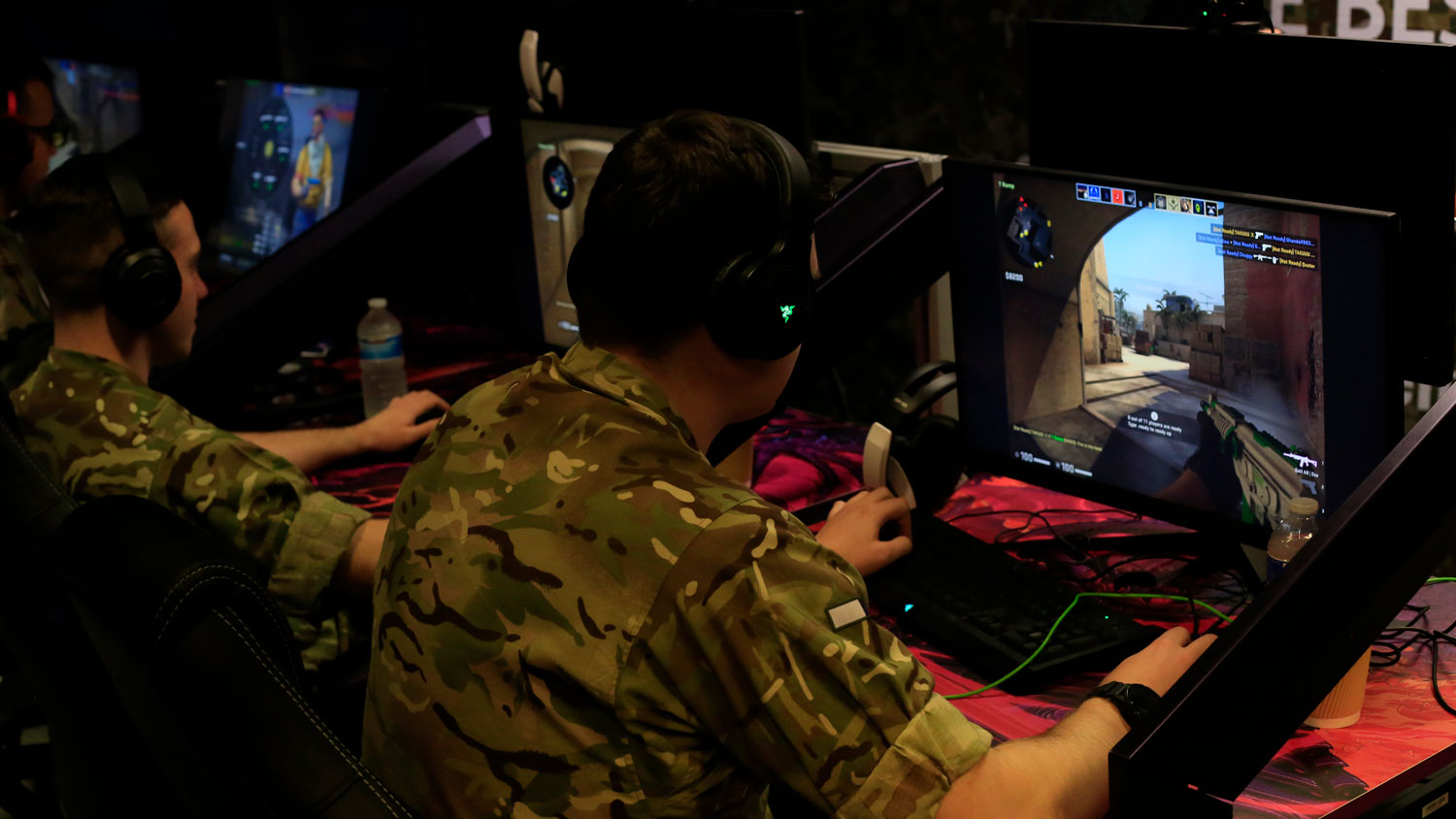 Military esports showcased for first time on Armed Forces Day 2022