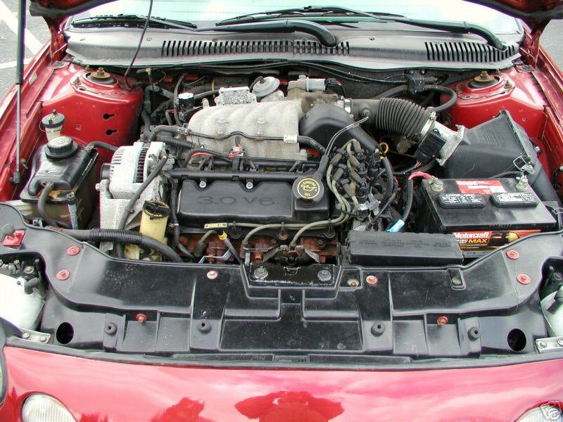 98 Ford Taurus Engine Diagram - Belts Pulleys For 1998 Ford Taurus Blue