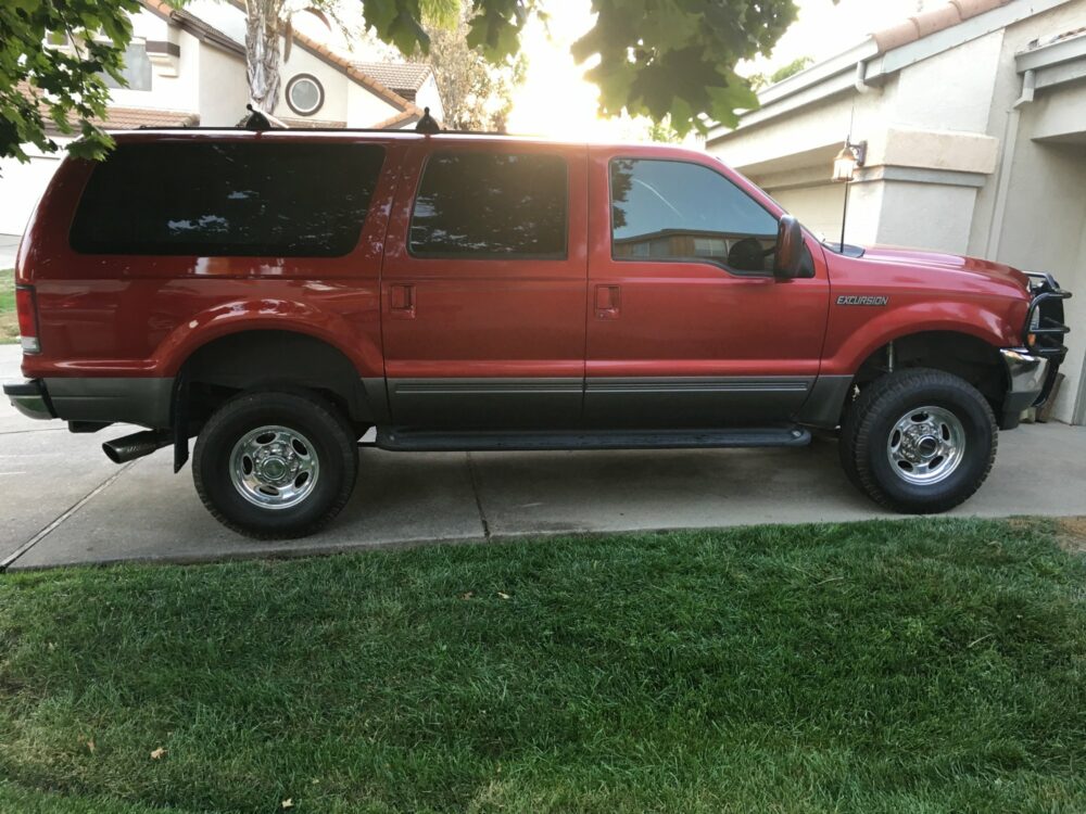 Step Into Your Excursion with Set of Lighted OEM Running Boards Ford