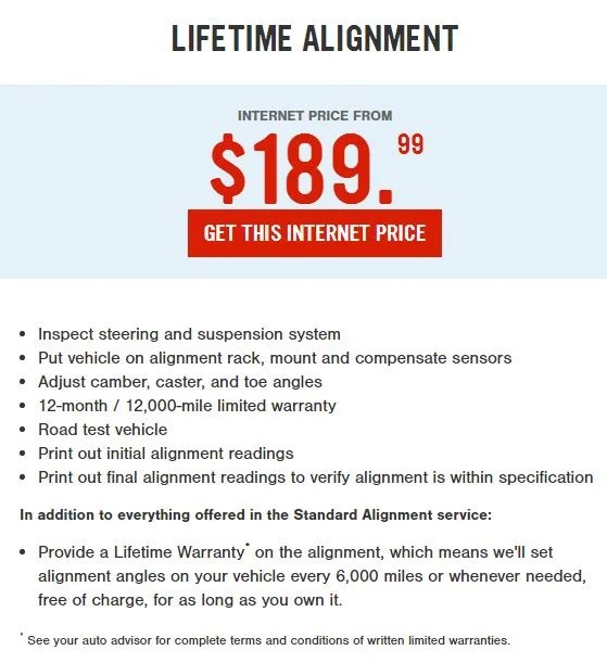 Firestone Car Care Lifetime Alignment | 2013+ Ford Escape Forum