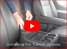 Transit center console