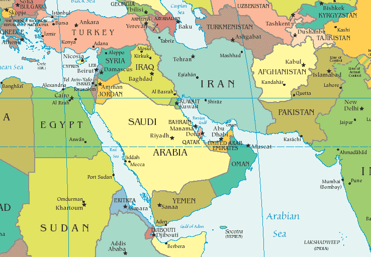 Middle East History, Map, Countries, & Facts Britannica