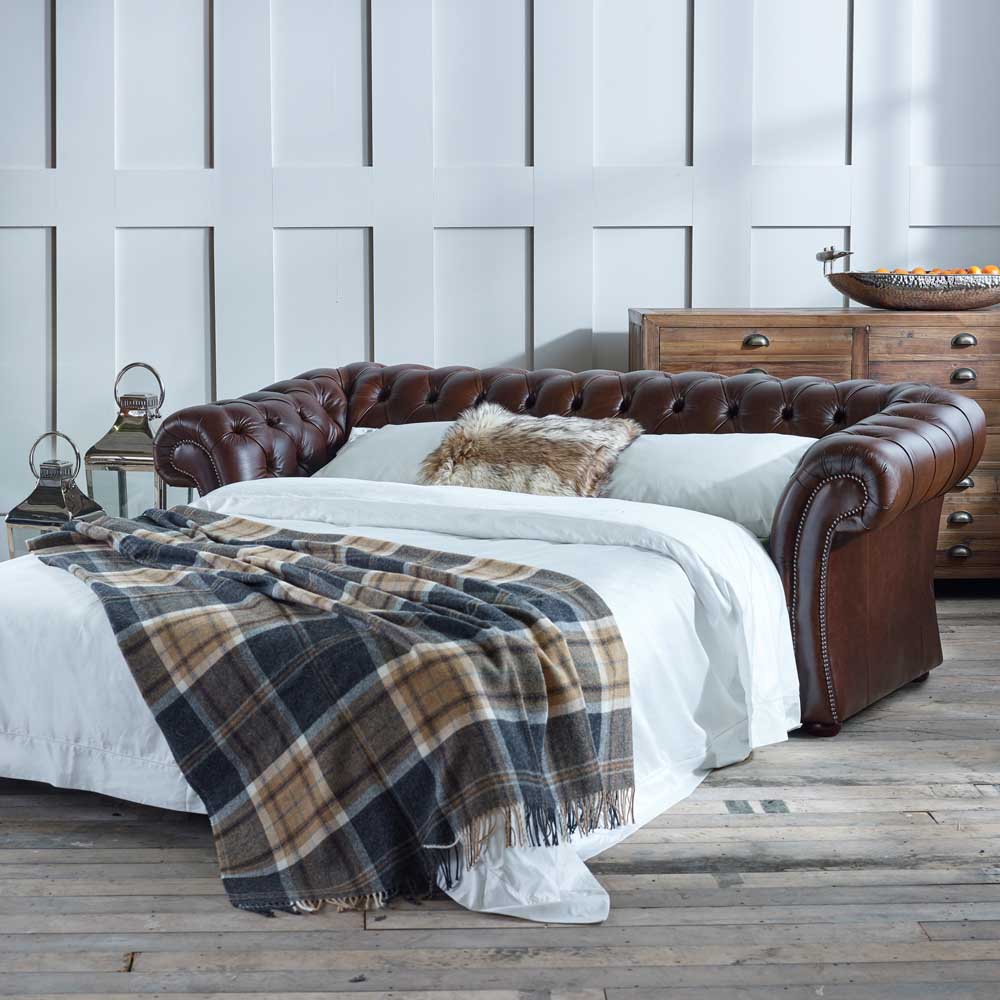 Gladstone 3 Seater Sofa Bed Forest Contract