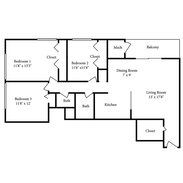Floor Plans Forest Park Apartments Silver Spring, MD Apartments for