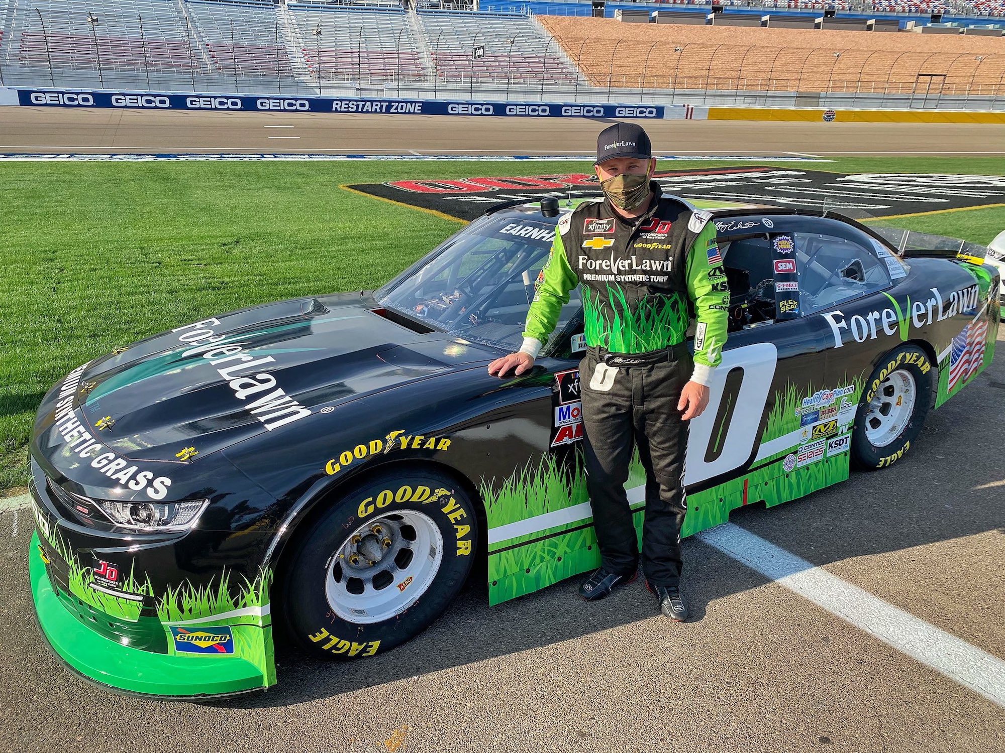 ForeverLawn Sponsors J. Earnhardt in NASCAR Xfinity Race