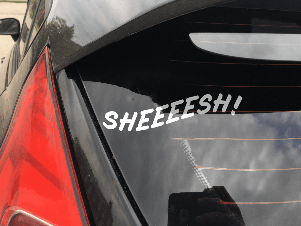 Sheesh car decal N Fast