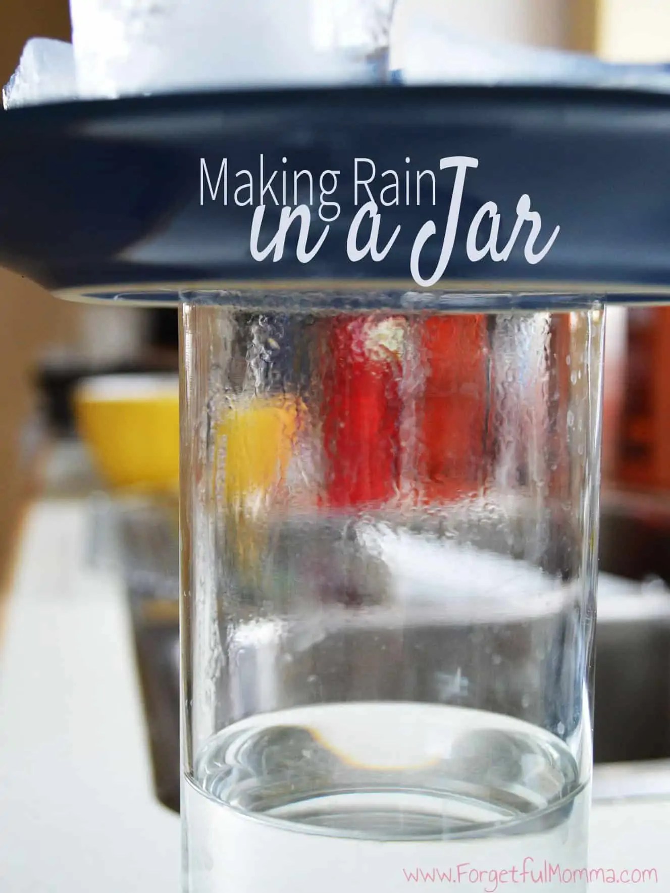 Making Rain in a Jar: Simple Science Experiment for Kids