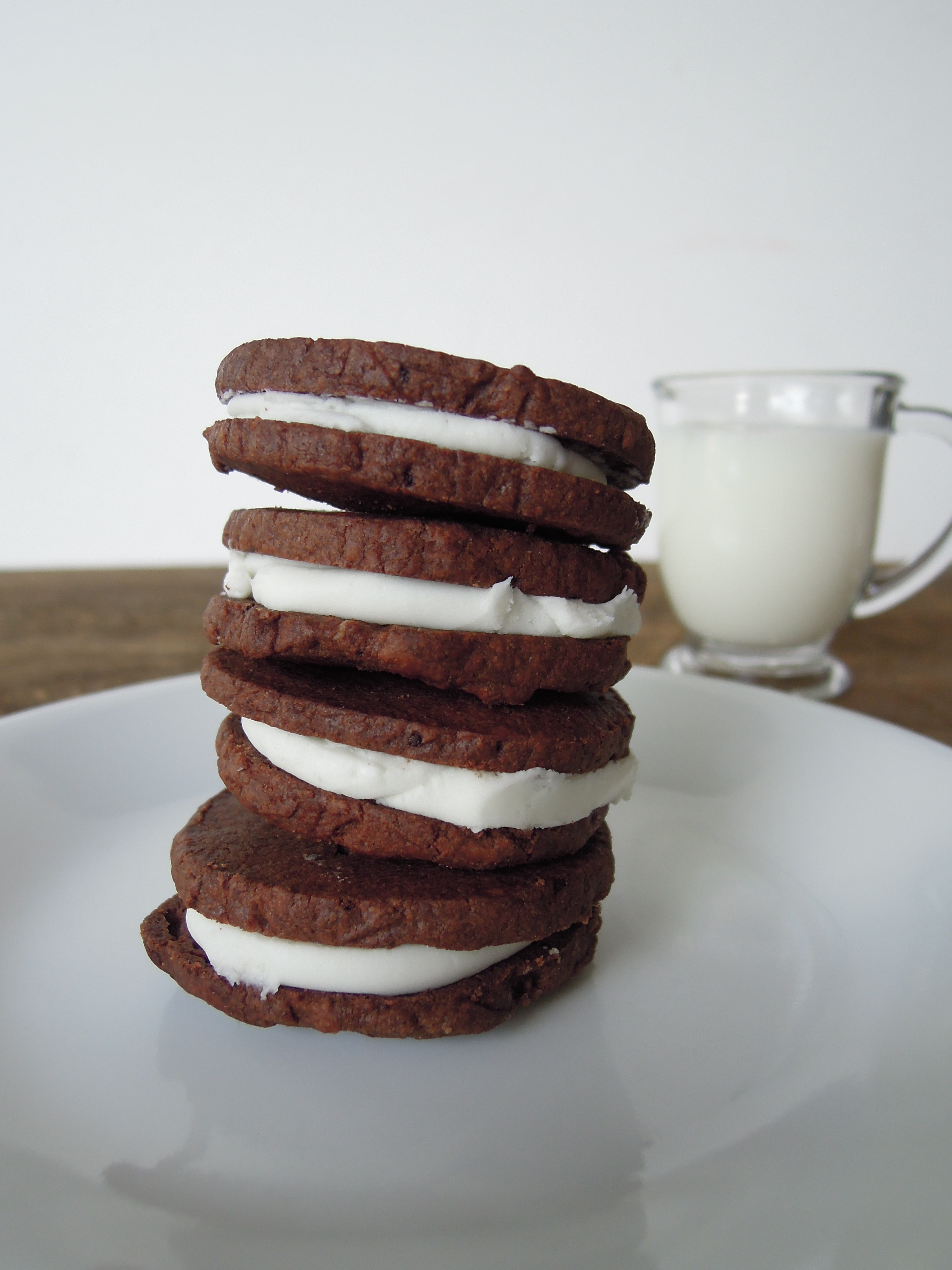 Glutenfree Vegan Oreos Fork and Beans