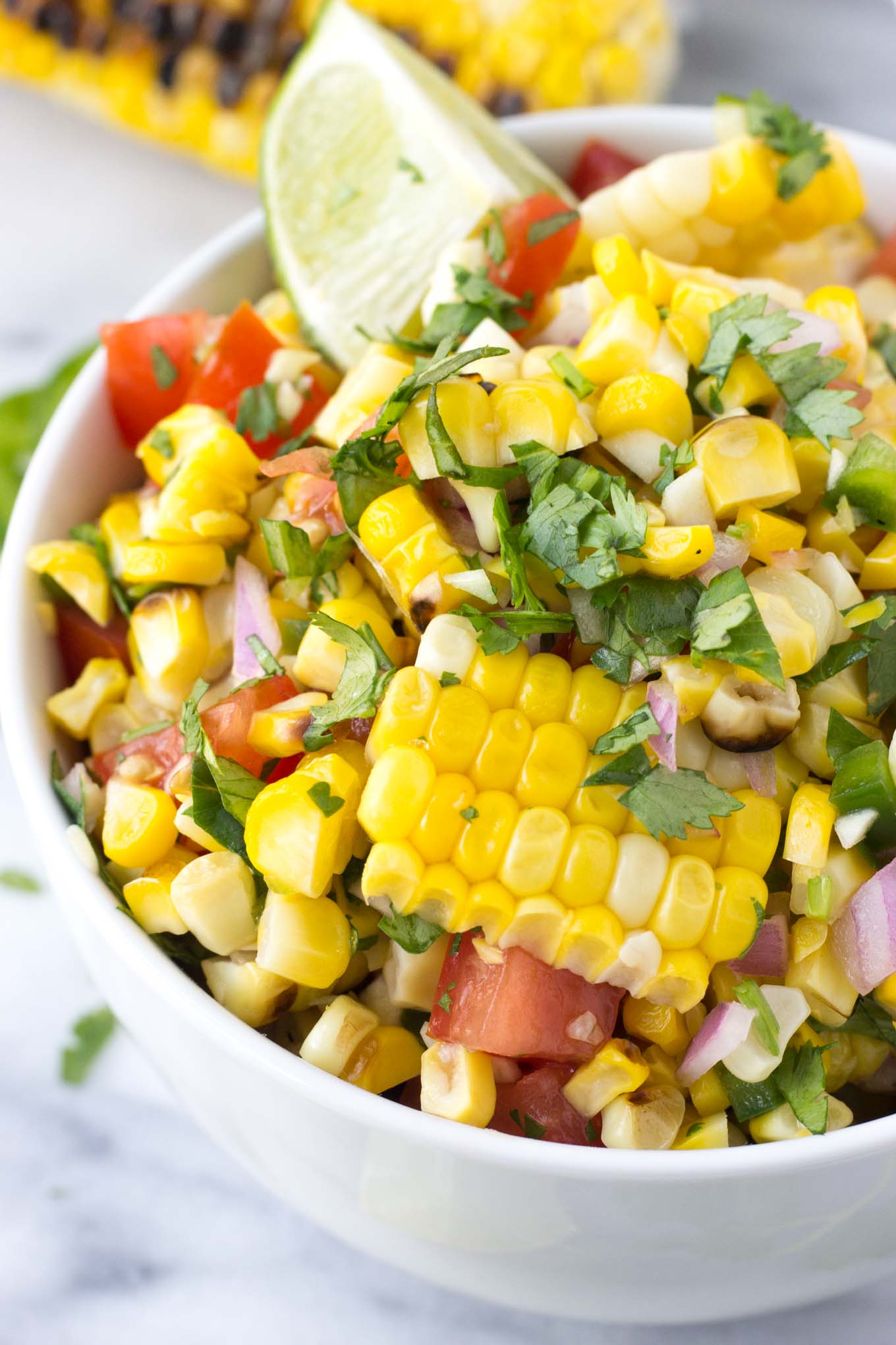Fresh Sweet Corn Salsa Easy, Quick, Vegan Fork in the Kitchen
