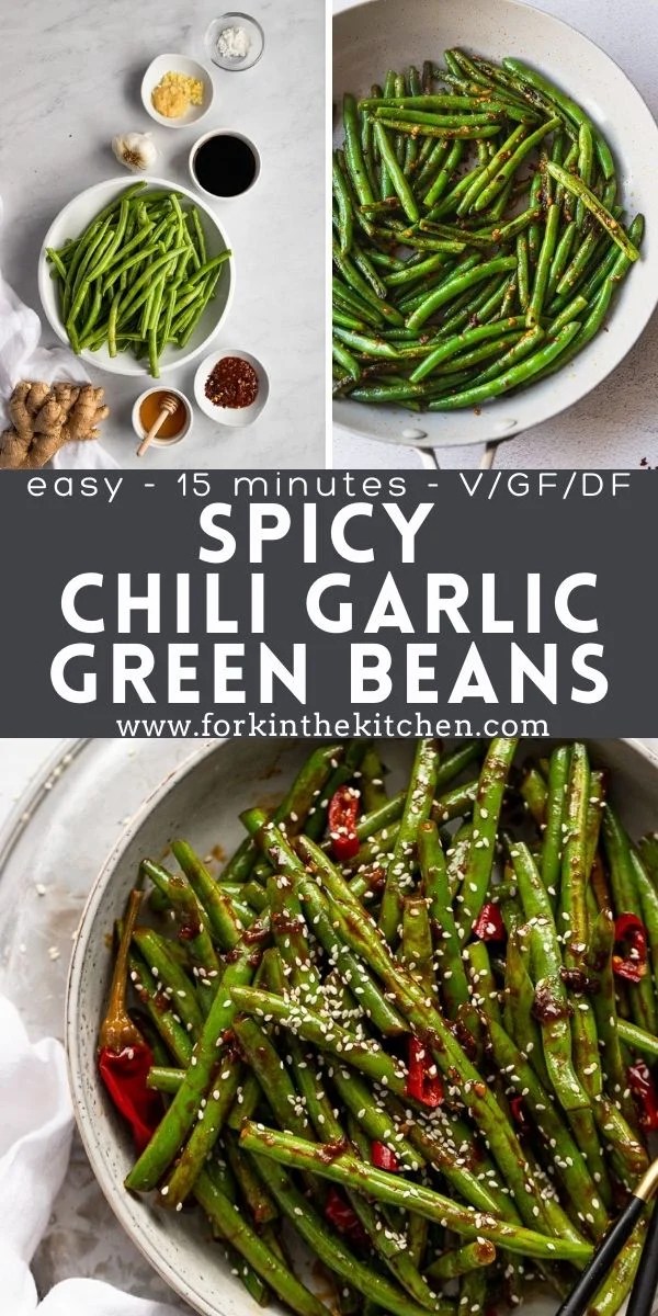 Spicy Chili Garlic Green Beans Fork in the Kitchen