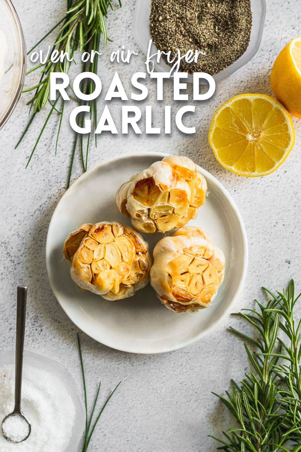 How to Roast a Whole Bulb of Garlic (Oven or Air Fryer) Fork in the