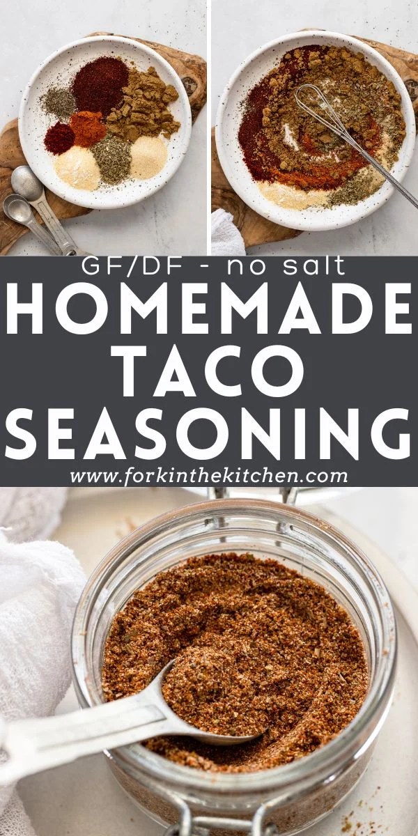 Homemade Taco Seasoning (No Added Salt)