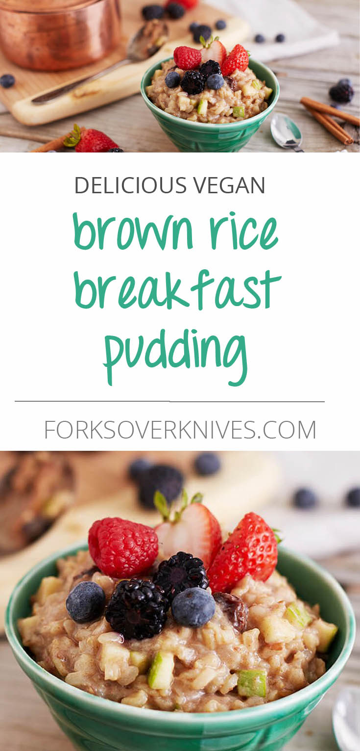 Brown Rice Breakfast Pudding PlantBased Vegan Recipe