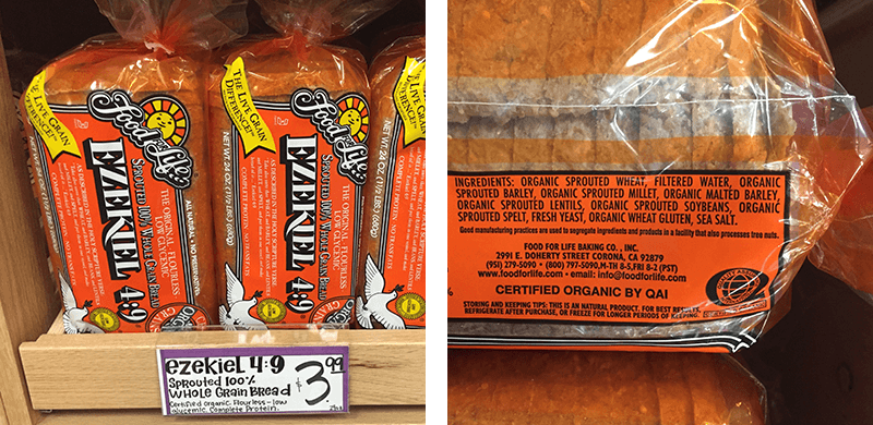 Ezekiel Bread Nutrition Label Nutrition Ftempo