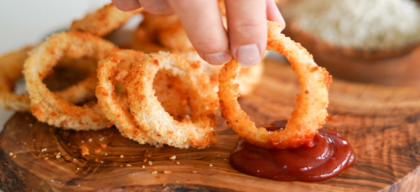 Baked Onion Rings Recipe Forks Over Knives
