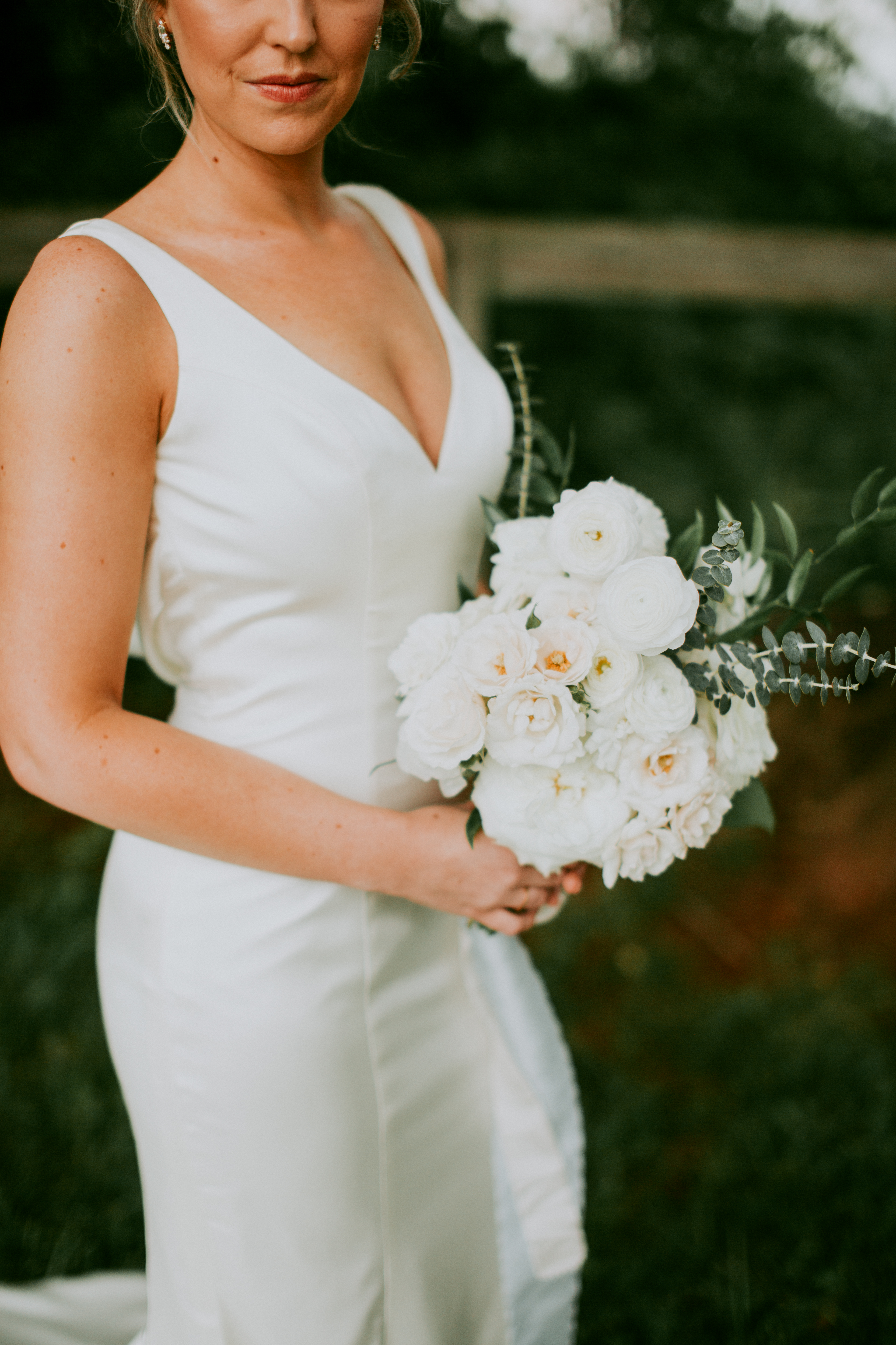Bridal Portrait with Bouquet