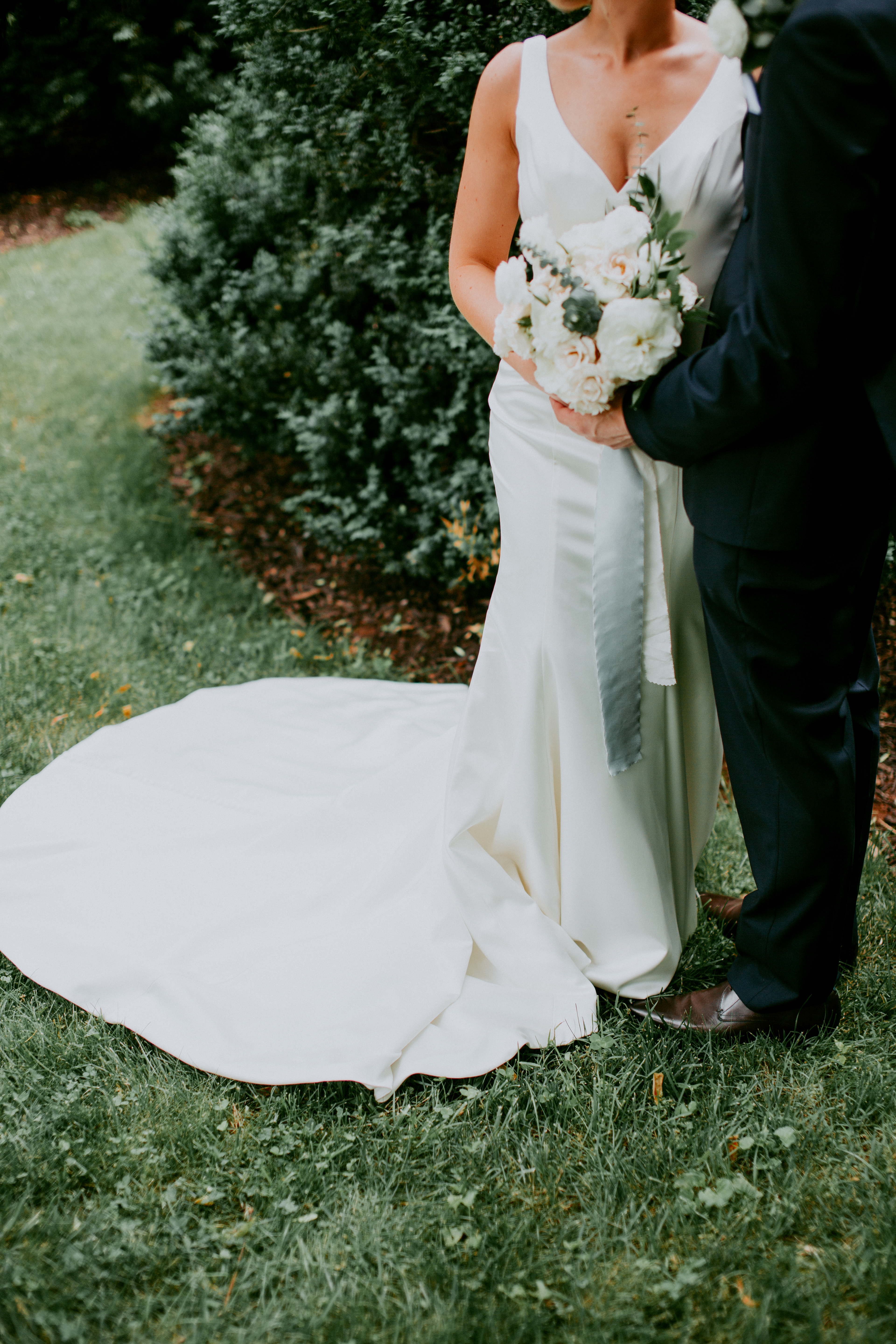 Outdoor Bride and Groom Portrait