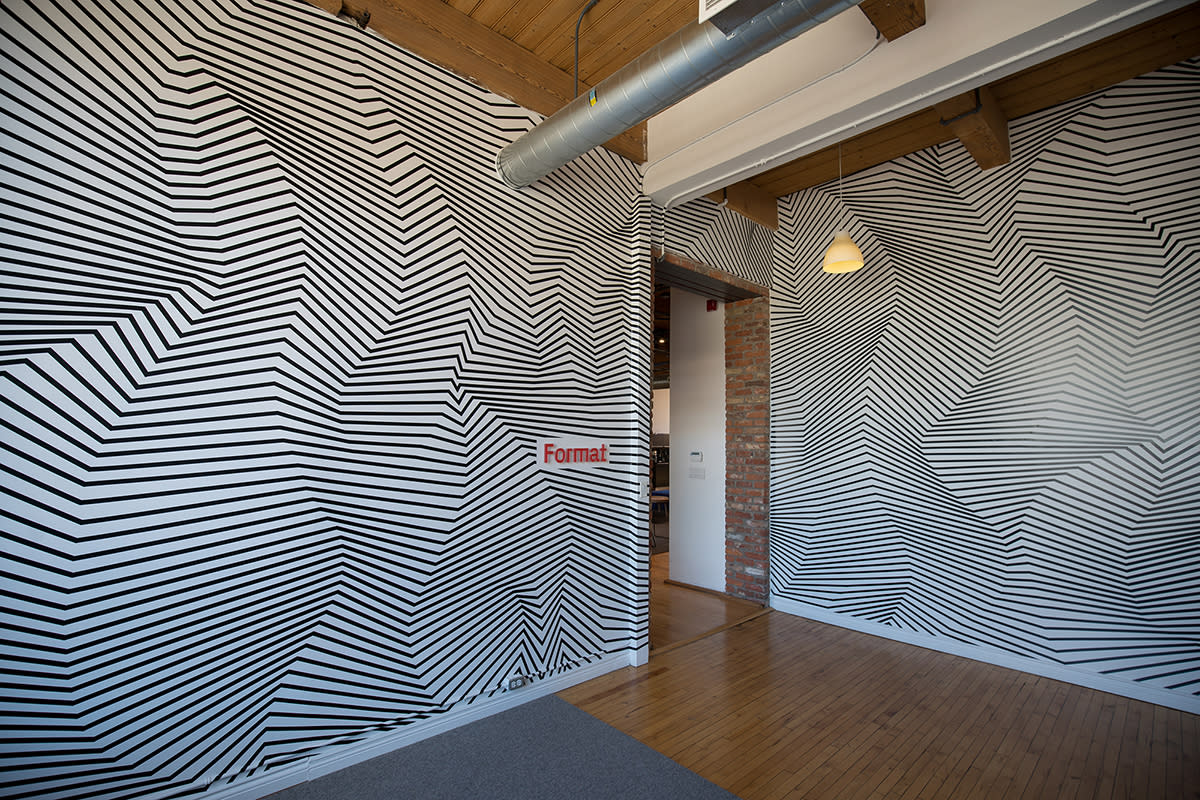 Artist Darel Carey is Challenging Perception Using Electrical Tape