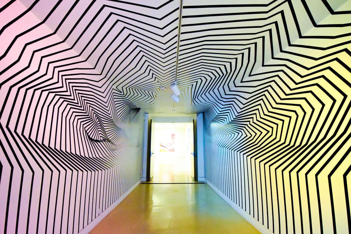 Artist Darel Carey is Challenging Perception Using Electrical Tape