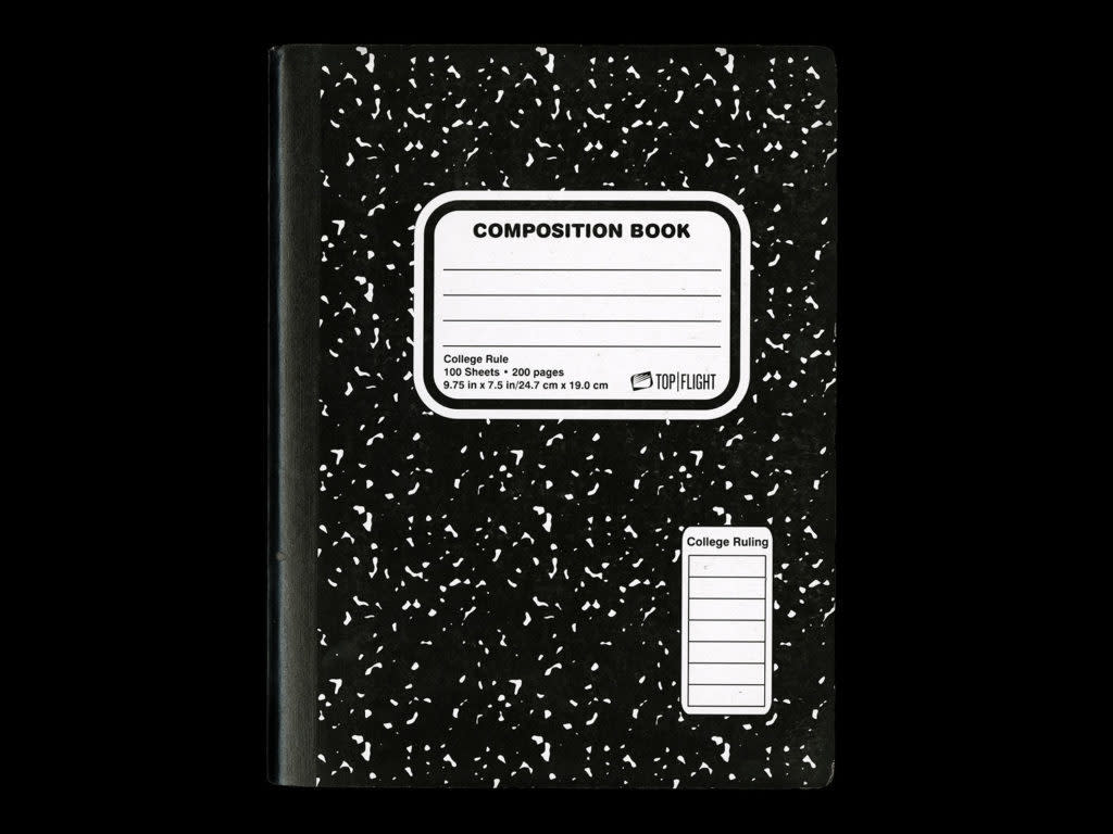 Who Designed the Composition Notebook?