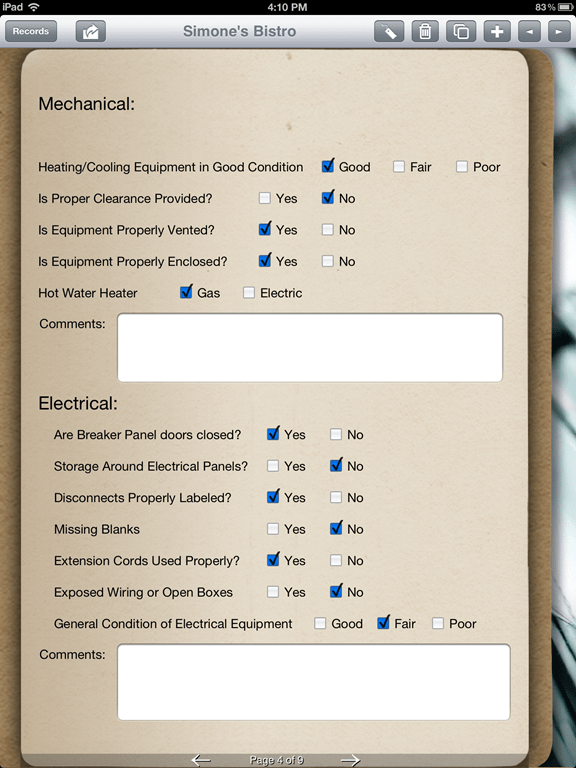 Fire Department uses iPad for Safety Inspections Form Connections