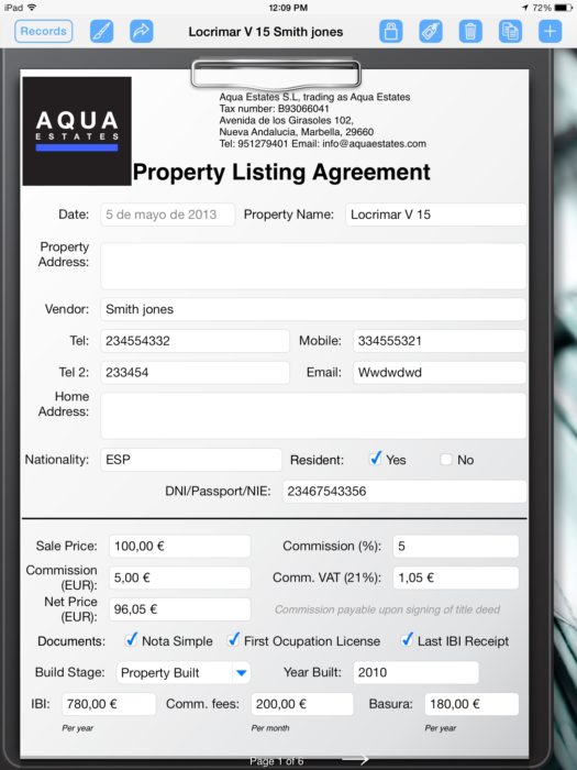 Real Estate Agent Creates Property Listing Form Form Connections